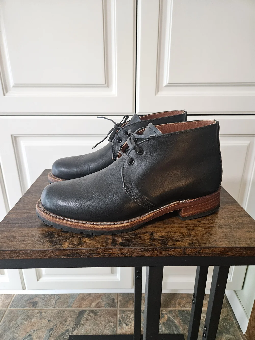 Red Wing Beckman 9024 Black Leather Chukka Boots Dress Shoes Minimalist Heritage